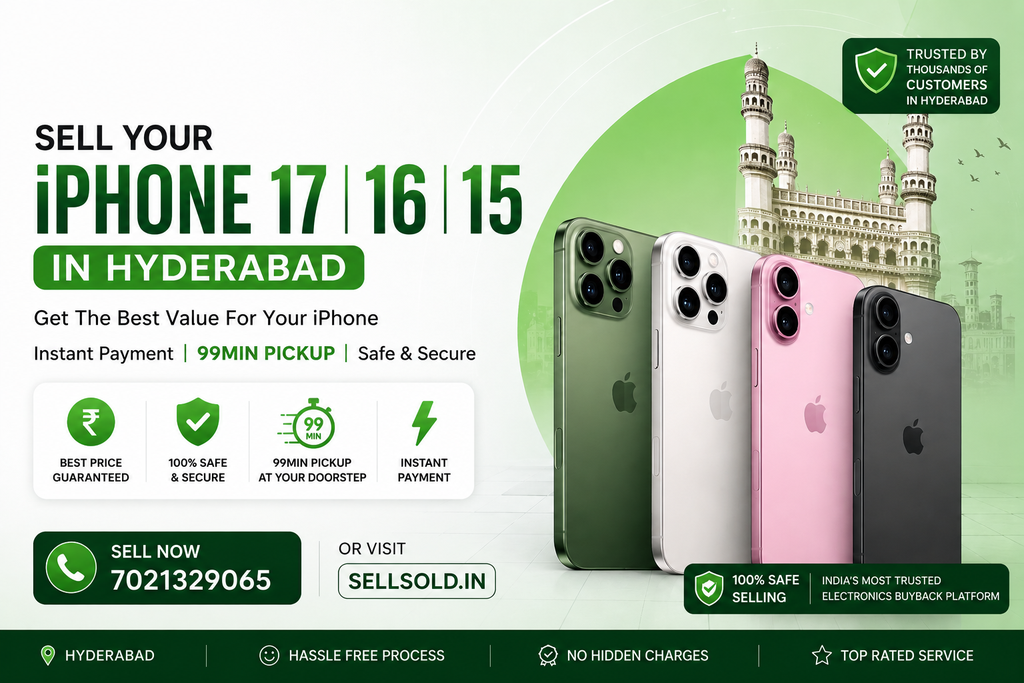 Sell Old Mobiles Hyderabad | Get Best Price for Used Phones